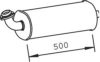 DINEX 36326 Middle Silencer